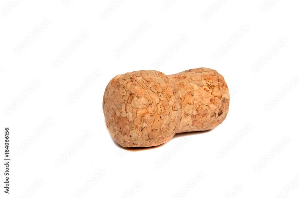 Wine cork isolated on the white Wine cork isolated on the white