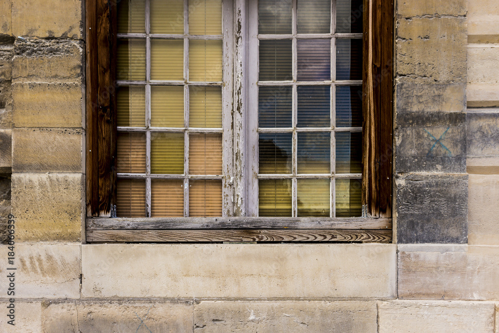 window in chateau of  vincennes