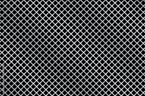 Perforated iron background texture. Vector illustration