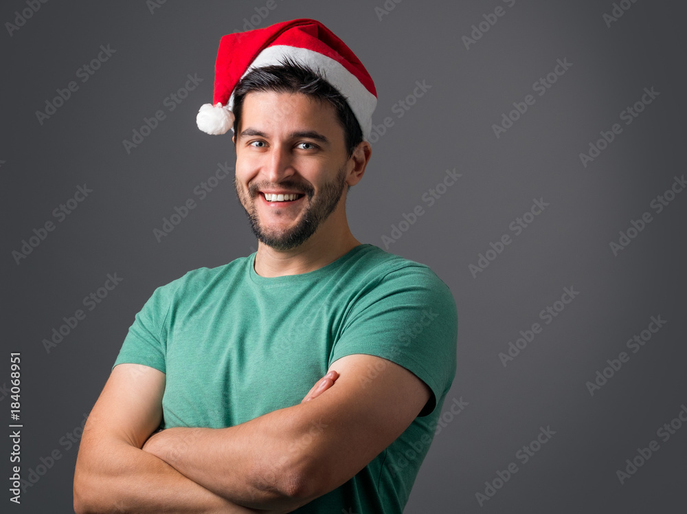 Man in red hat Man in red hat