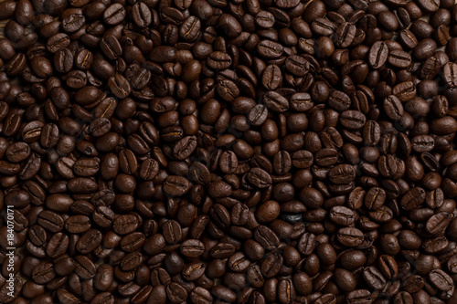 A coffee mug of coffee beans © chalermchai