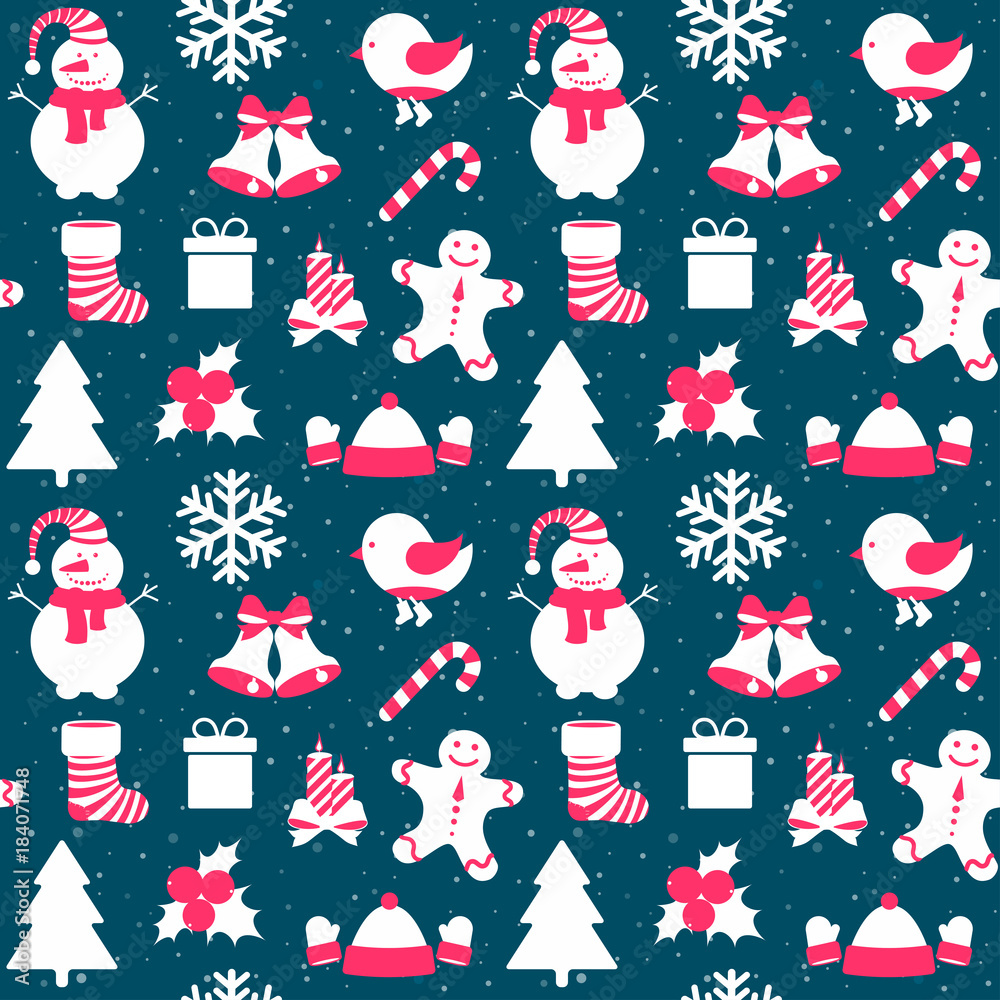 Christmas pattern. Christmas pattern.