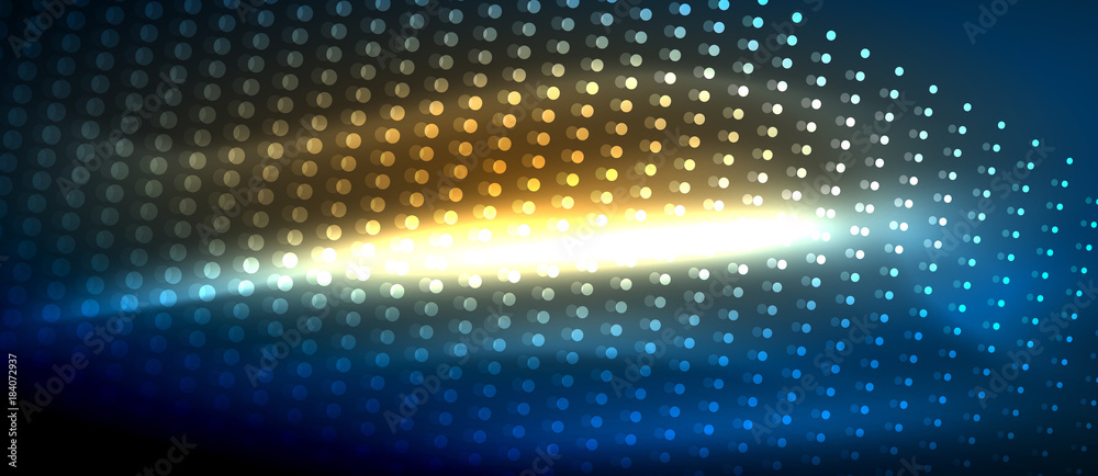 Neon light effects, particles Neon light effects, particles