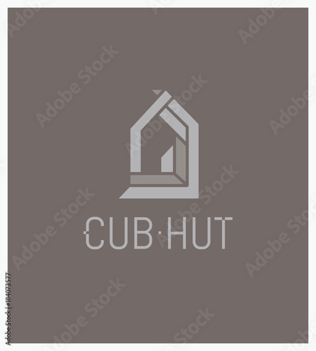 logo pour un cabinet d'architecte, constructeur, bâtisseur