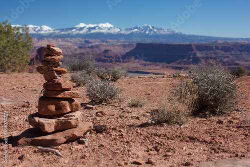 Red Rock and Mountains