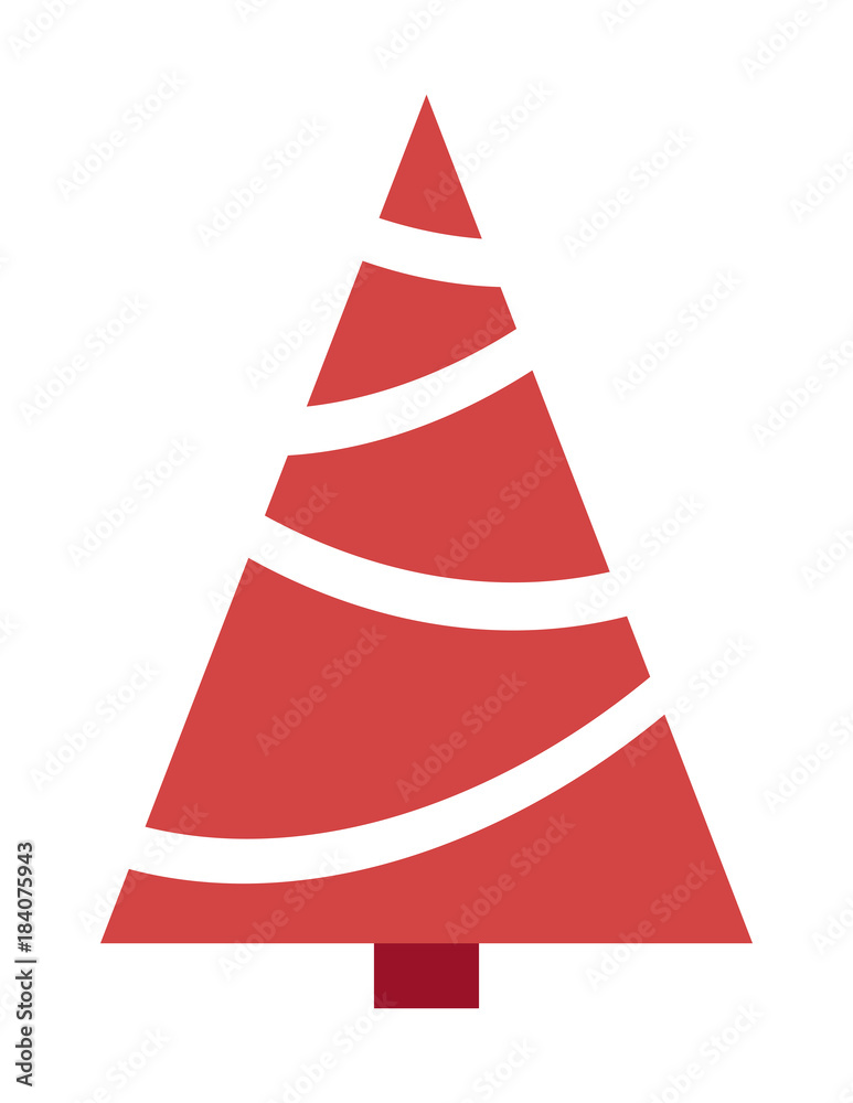 Christmas Tree on white background. Vector illustration Christmas Tree on white background. Vector illustration