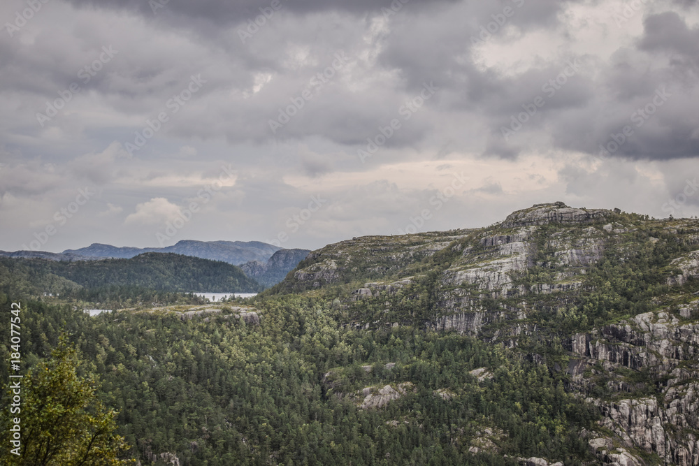 Fototapeta premium Ausblick in Norwegen