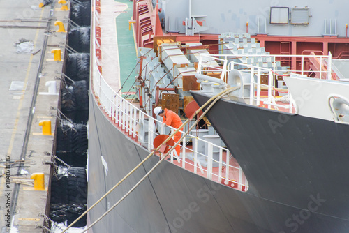 Seaman on the deck
