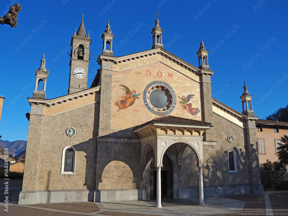 Fiorano al Serio, Bergamo, Italy. The main church of Saint Giorgio