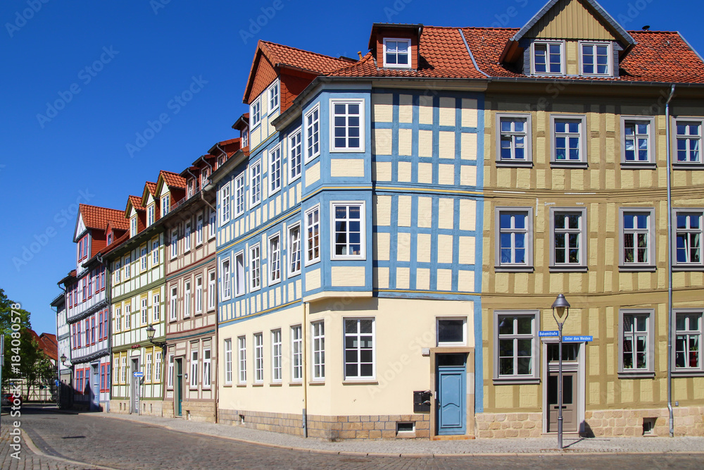 Halberstadt, Historische Altstadt, Fachwerkhäuser