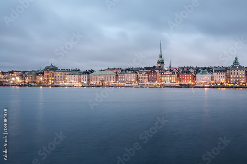 View on the Gamla Stan in Stockholm, Sweden.