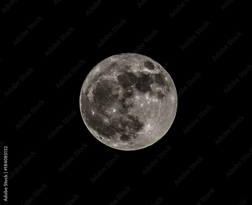 Naklejka premium Super Moon 2017