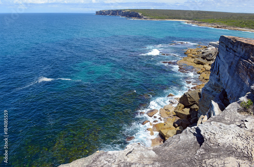 Photography Rugged coastline and ocean view near Sydney Australia