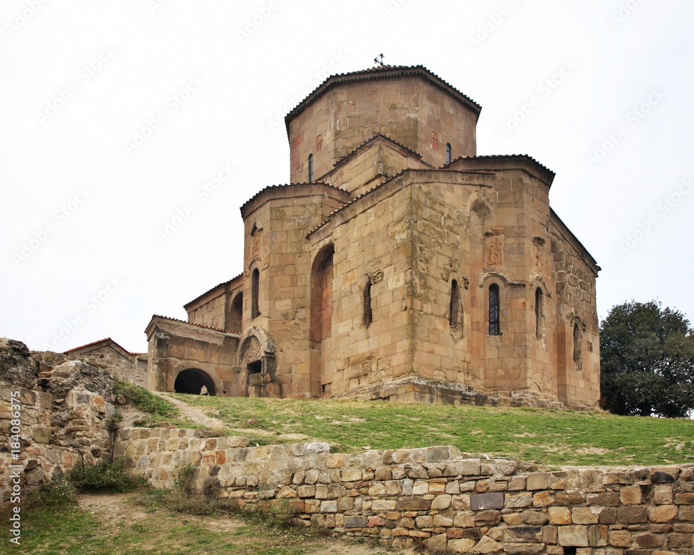 Jvari monastery - Monastery of the Cross near Mtskheta. Georgia