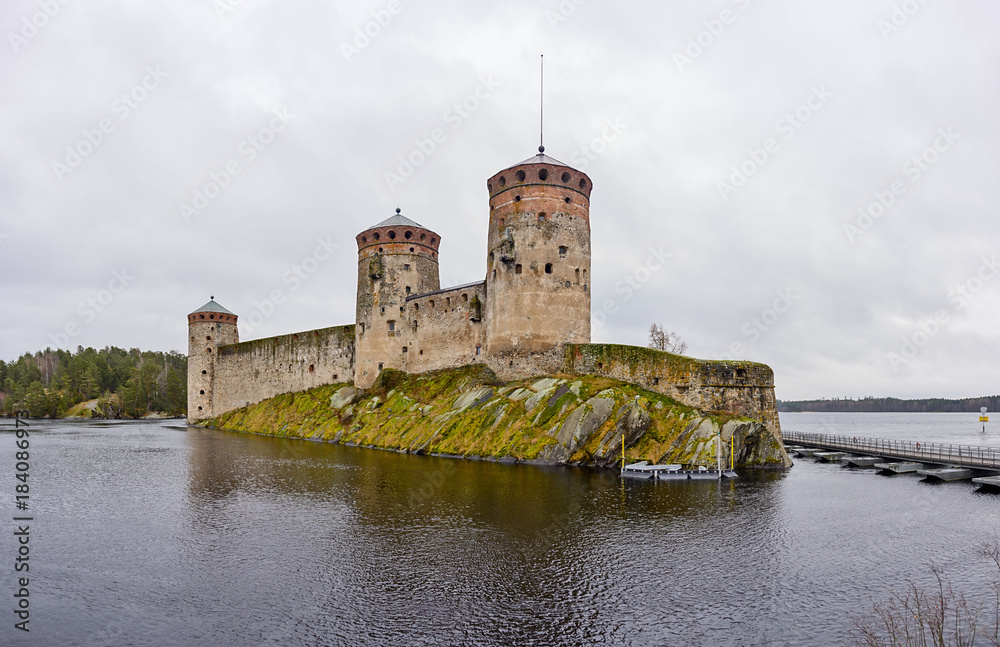 Savonlinna fortress in Finland