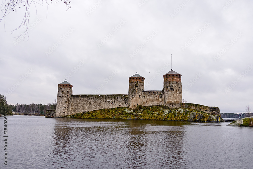 Savonlinna fortress in Finland