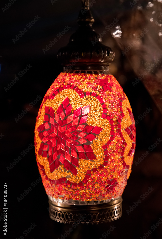 Mosaiklampe Stock Photo | Adobe Stock