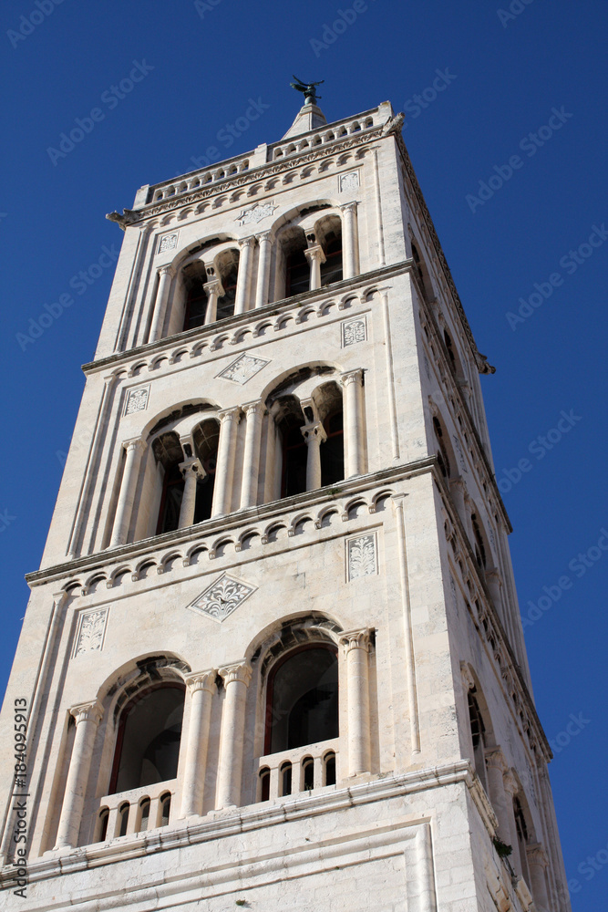 Church with Bell Tower in Croatia Zadar