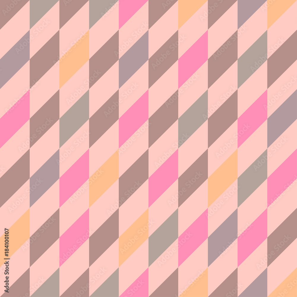 Seamless pattern of distorted diagonal diamonds Seamless pattern of distorted diagonal diamonds
