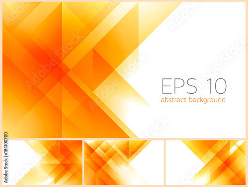 Triangle abstract background