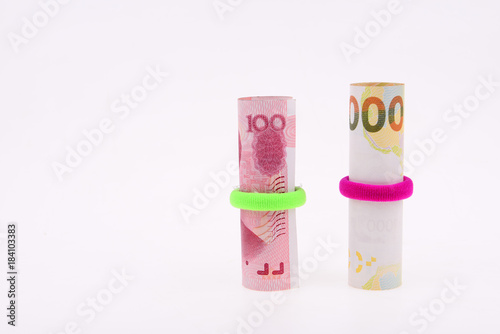 RMB and Hong Kong dollars