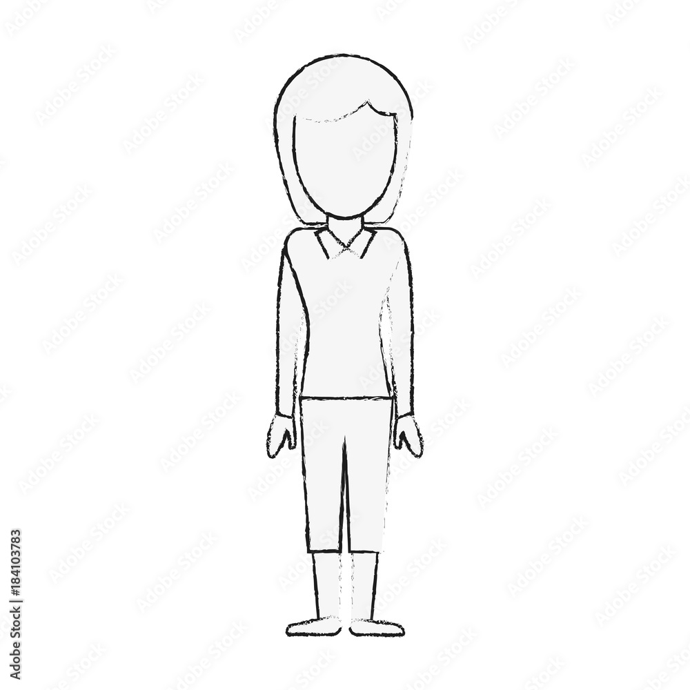 Young woman avatar cartoon icon vector illustration graphic design Young woman avatar cartoon icon vector illustration graphic design