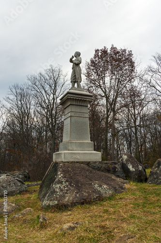 View of the Gettysburg battlefield, site of the bloodiest battle of the Civil War. 