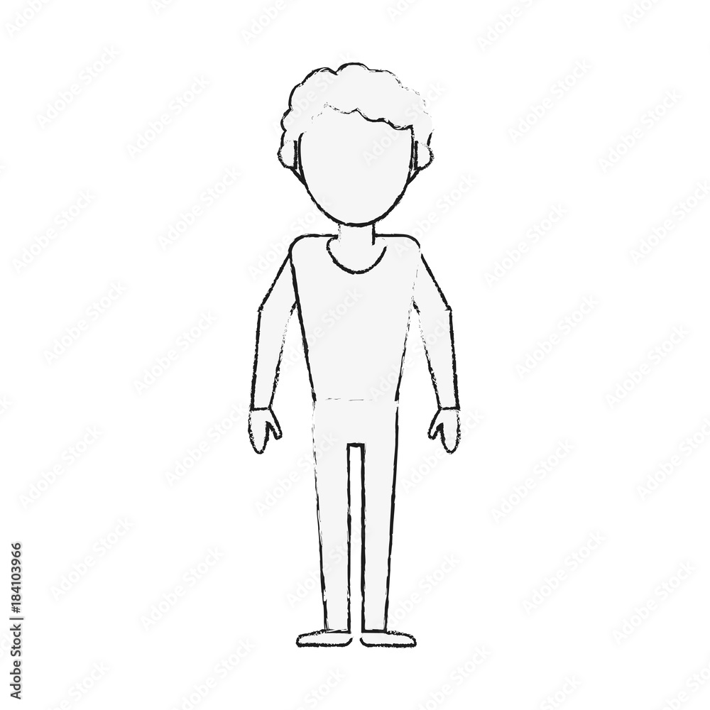 Young man avatar cartoon icon vector illustration graphic design Young man avatar cartoon icon vector illustration graphic design