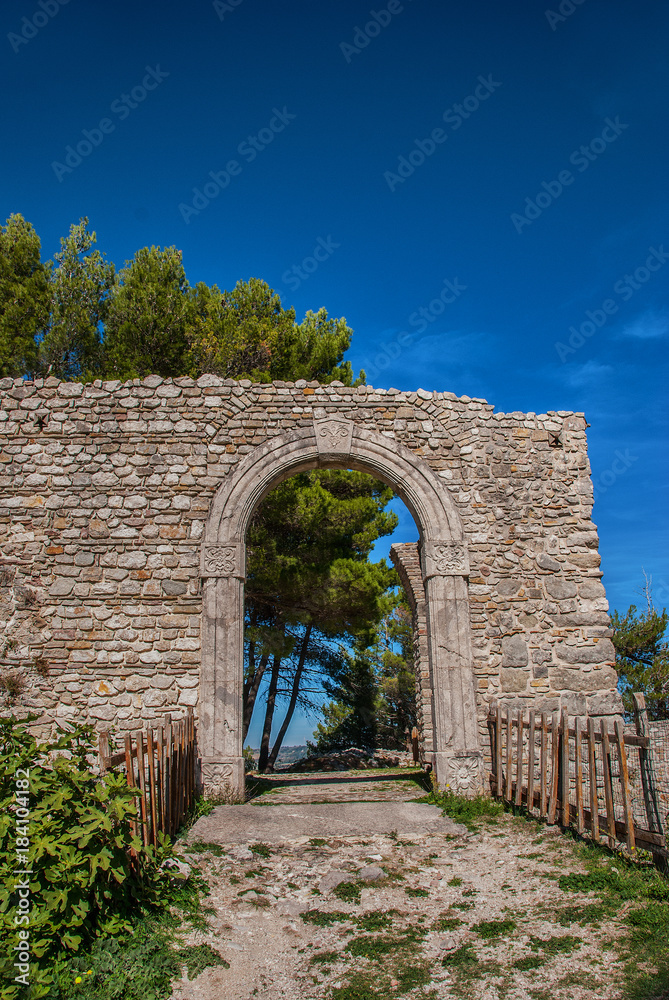 Remains of an ancient medieval gate