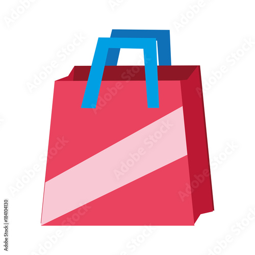 colorful shopping bag object to custom shop