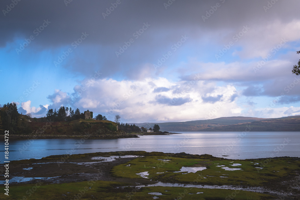 Fototapeta premium Mull cloudy sky