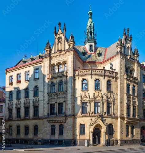 Jakubske Square, Jakubske Namesti and the Church of St. Jacob in Brno, Czech republic