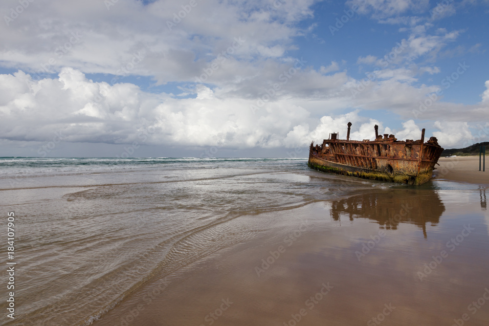 shipwreck at Fraser Island Australia