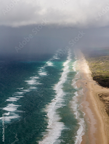 Fraser Island Australia storm scene