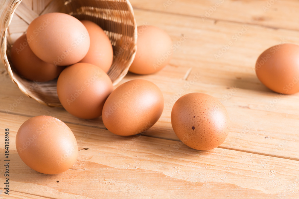 Organic eggs on wood. Fresh eggs. Organic eggs on wood. Fresh eggs.