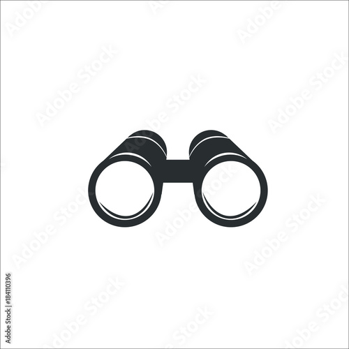 Binocular icon. Vector Illustration