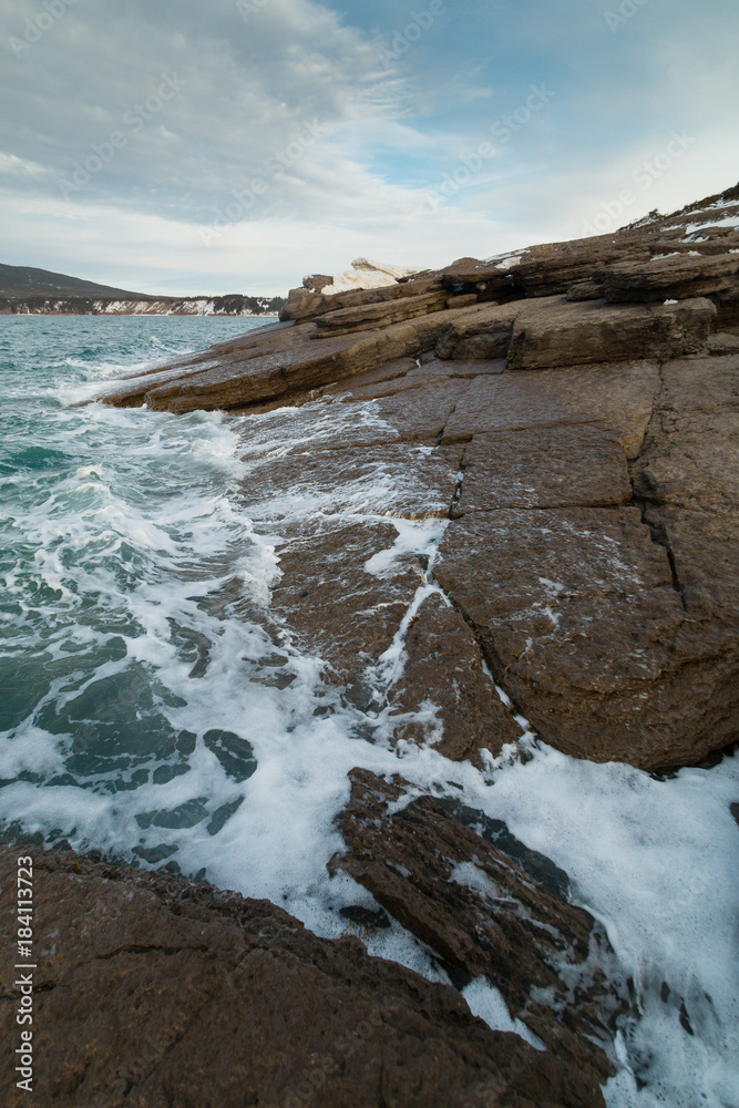 Fototapeta premium Gravel Beach in Newfoundland