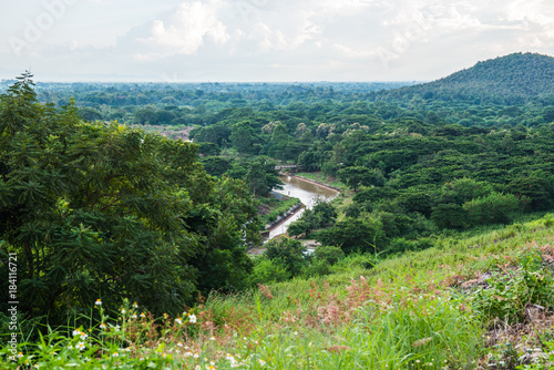 Water distribution canal of Mae Kuang Udom Thara dam photo