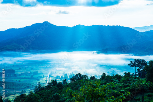 Beautiful Mountain View of Phu Langka National Park photo