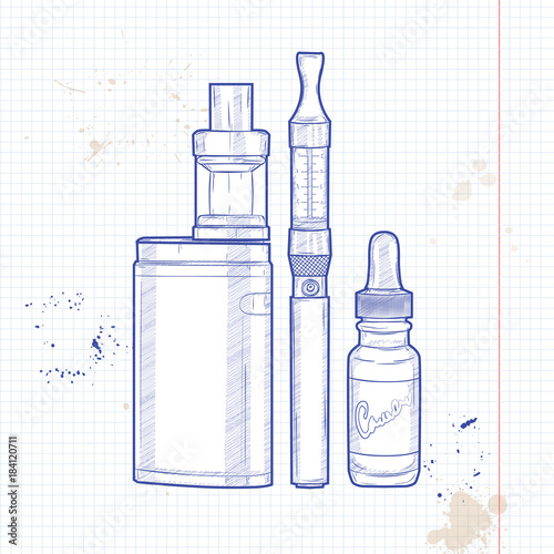 Vector electronic cigarette