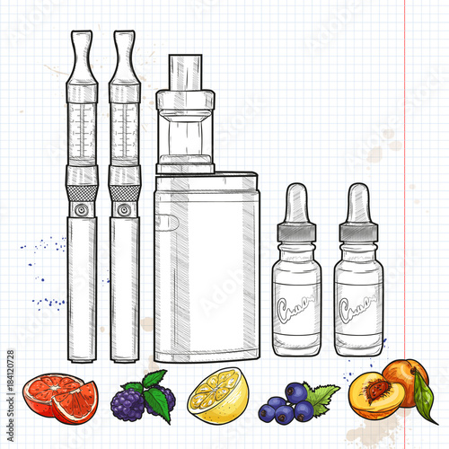 Vector electronic cigarette