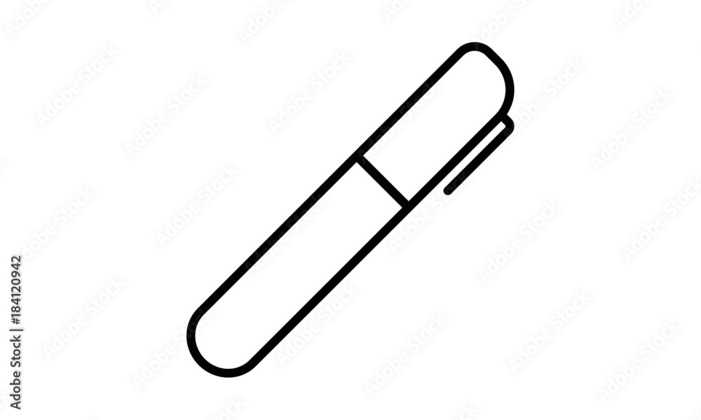 Marker Line Icon Illustration Marker Line Icon Illustration