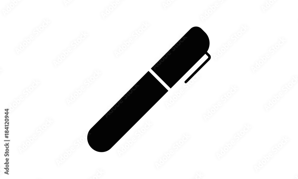 Marker Line Illustration Marker Line Illustration