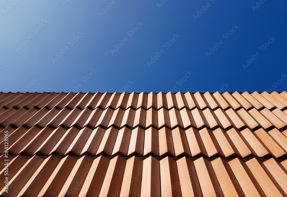 the tiles of the roof the tiles of the roof