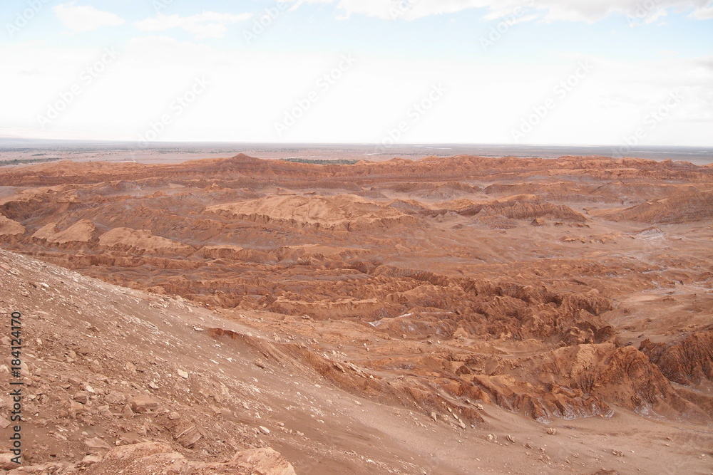 Moon valley at Atacama desert, Chile