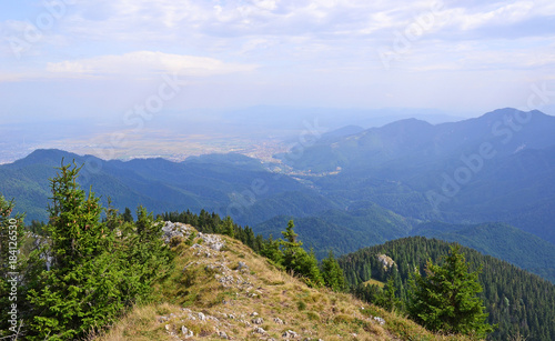 View of the Carpathians in Romania