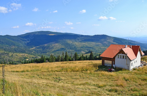 View of the mountain of Carpathiens, Romania