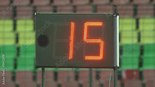 american football clock counting