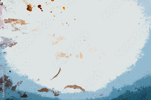 Color abstract digital illustration for design