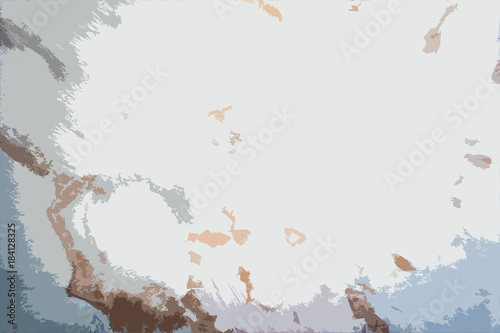 Color abstract digital illustration for design
